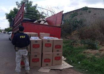 Polícia apreende carga de cigarro contrabandeado avaliada em R$ 120 mil